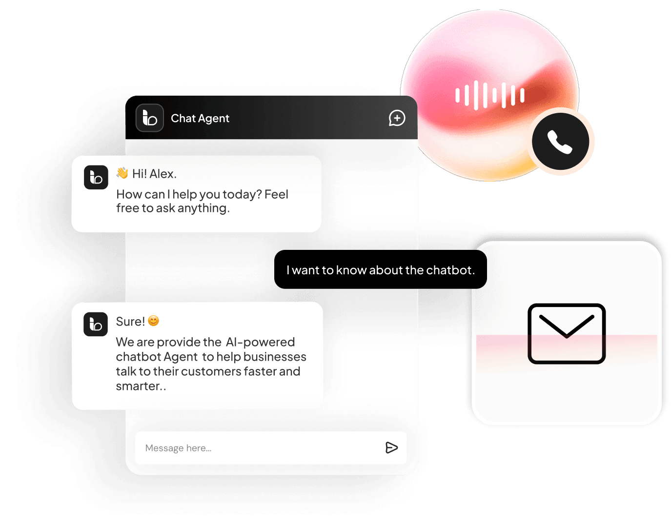 ItsBot AI agents - Voice, Email, and Chat